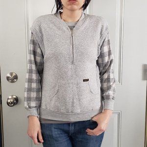 80s/90s Gray Layered‎ Look Sweatshirt